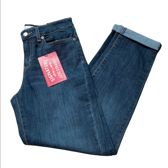 Levi Mid Rise Slim Boyfriend cropped jeans - Picture 6 of 13